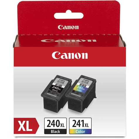 Canon Pg 240 Xl Black And Cl 241 Xl Color Ink Cartridge Value Pack For