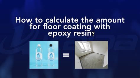 How To Calculate The Amount For Floor Coating With Epoxy Resin Youtube