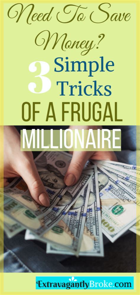 How To Save Money Like A Frugal Millionaire