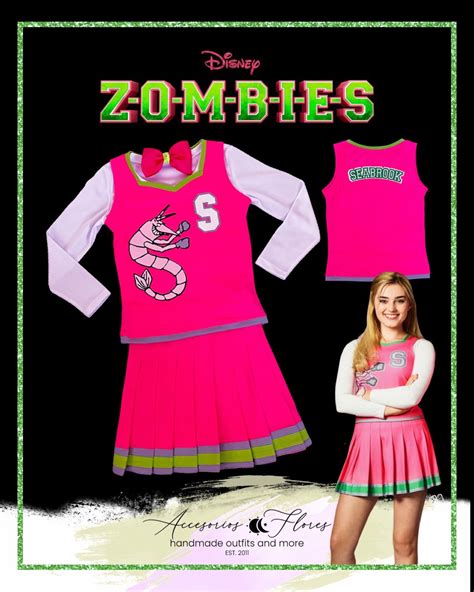 Disney Zombies 1 Addison Costume Cheerleading Outfit 4 Etsy