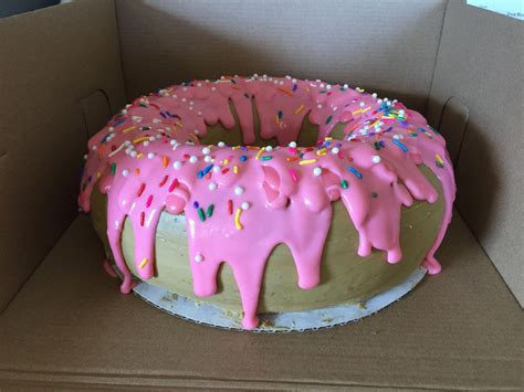 How To Make A Giant Donut Cake In 2020 Savoury Cake Classic