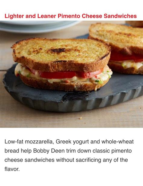 Pimento Cheese Sandwiches From The Food Network Snapchat Story