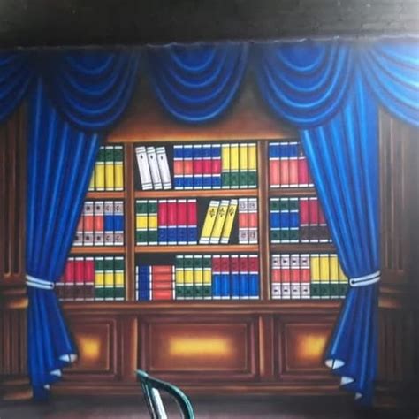 Jual Background Wisuda Rak Buku 3 X 25m Di Lapak Santri Store Bukalapak