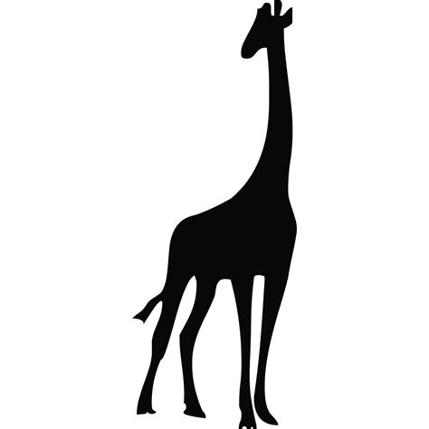 Giraffe Silhouette Wall Sticker Decal World Of Wall Stickers
