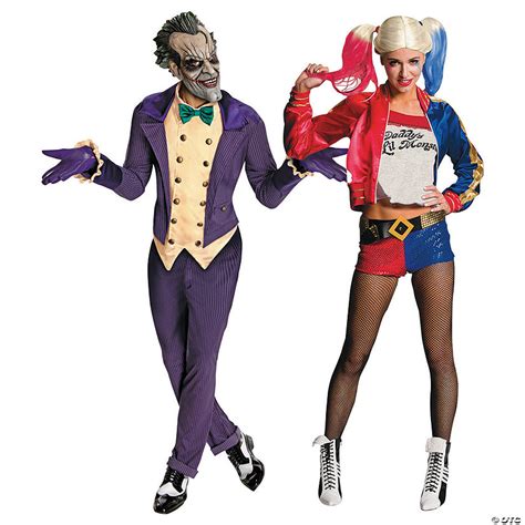 Adults Joker And Harley Couples Costumes Oriental Trading