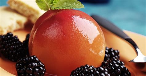 Poached Peaches With Blackberries Recipe Eat Smarter Usa