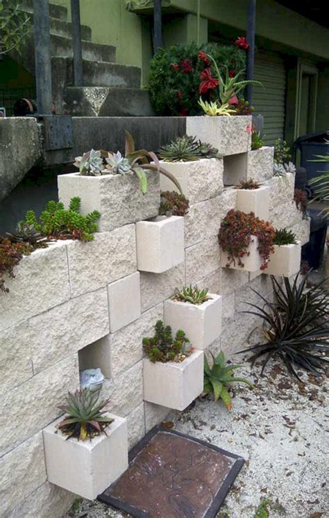 Lay out the first layer of cinder blocks. 30 Creative And Beautiful Cinder Block Ideas For Your Home ...
