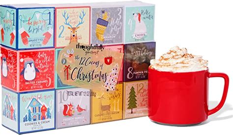 Thoughtfully Gourmet 12 Days Of Christmas Hot Chocolate Gift Set Hot