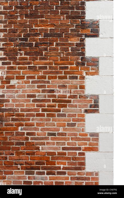 Renaissance Brick Wall With Corner Blocks Stock Photo Alamy