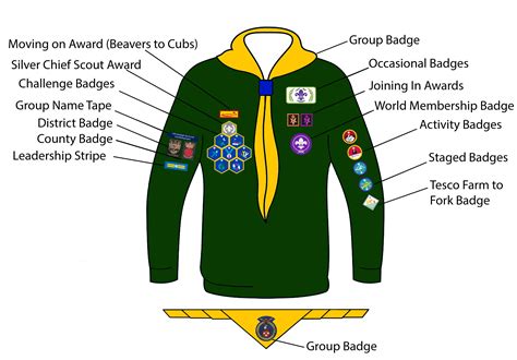 Cub Uniform And Badges 1st Buglawton Scout Group