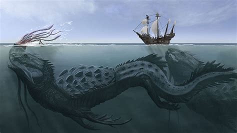 Sea Monster Full And Background Bermuda Triangle Hd Wallpaper Pxfuel