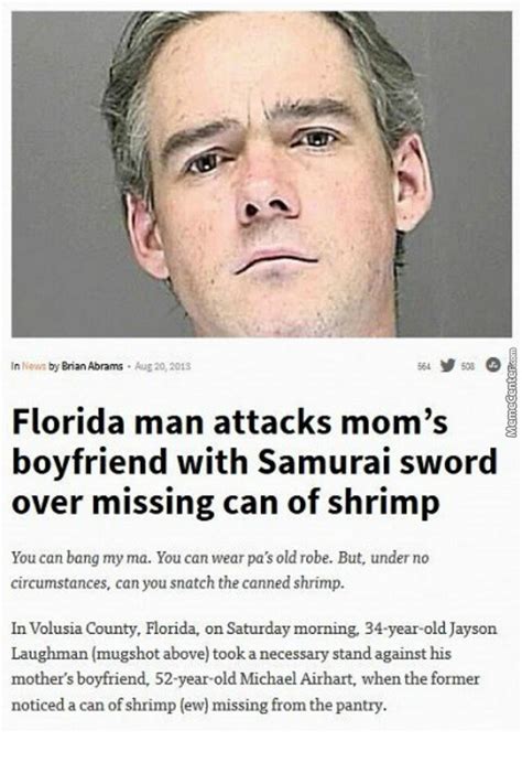 Florida Man In Headlines 25 Times Again Running Amok As Only He Can