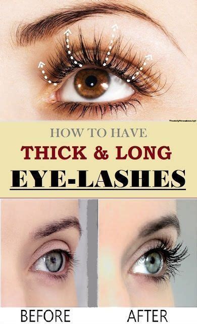 How To Grow Long And Thick Eyelashes And Eyebrows Make Eyelashes