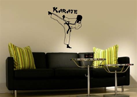 Wandtattoo Karate Kampfsport Wandtattooladende