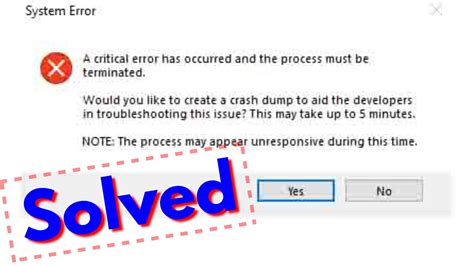 Fix valorant a critical error has occurred and the process must be terminated System Error Giây
