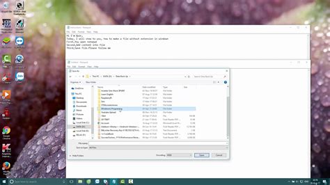 How To Make A File Without Extension On Windows 10 Youtube