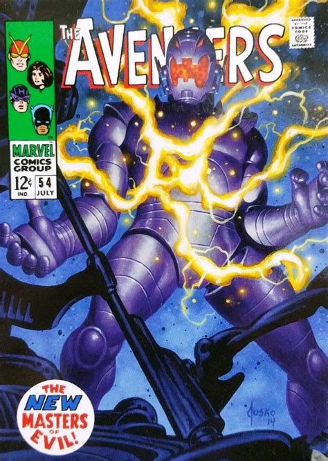The Avengers 54 July Cover Ultron 2014 Joe Jusko Comic Books