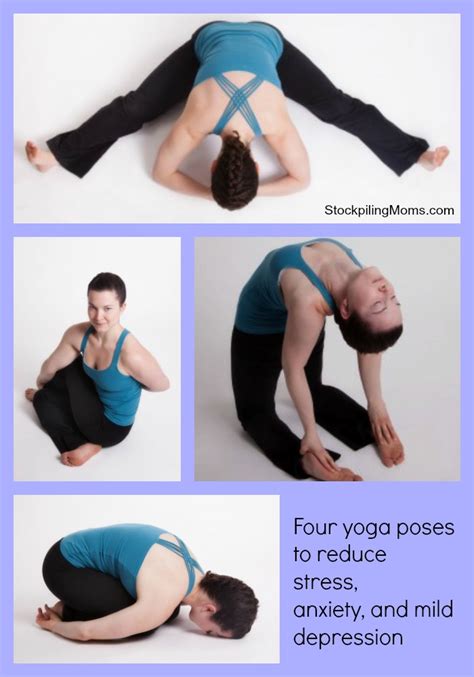 Four Yoga Poses To Reduce Stress Anxiety And Mild Depression