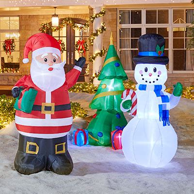 Drive your decoration truck and park outside the home depot. Outdoor Christmas Decorations