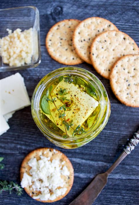 Marinated Feta Cheese With Herbs And Garlic The Produce Moms