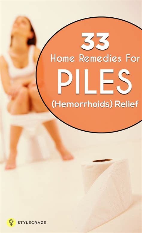 33 Effective Home Remedies For Pileshemorrhoids Relief More Natural