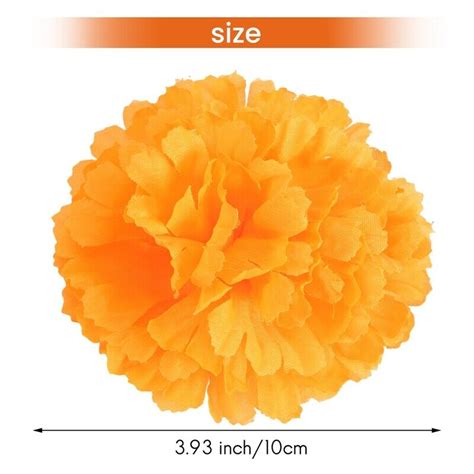 3 9inch marigold flowers artificial day of the dead flower 50pcs marigrm ebay