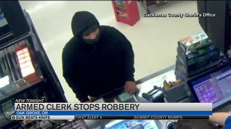 Clerk Foils Hatchet Wielding Robber Youtube