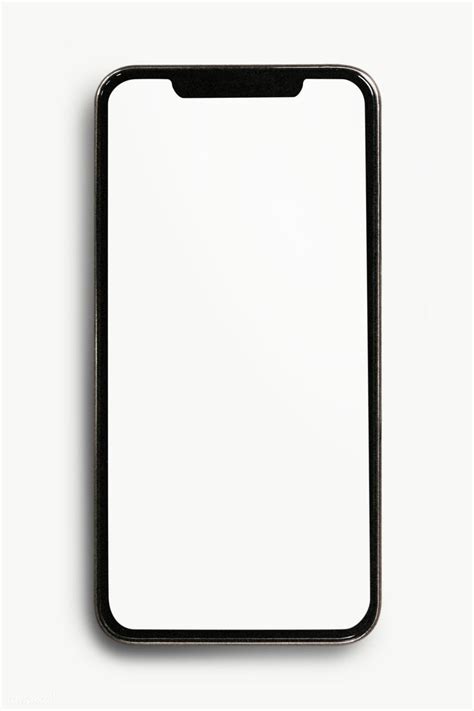 Blank Smartphone Screen Mockup Design Premium Image By