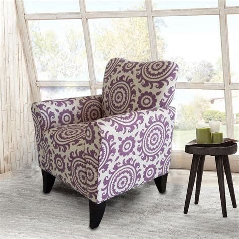 Sabella velvet tufted upholstered armchair, purple by 14 karat home inc. Adeco printing Armchair for Living Dining Room with birch ...
