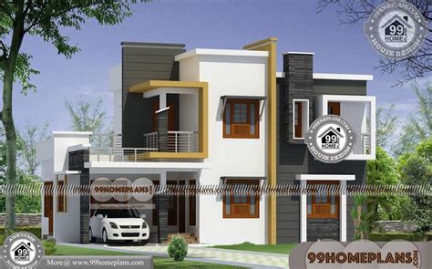 Double Storey House Plans 50 Kerala Contemporary House Plans