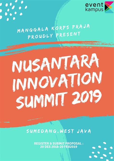 Poster Nusantara Innovation Summit Lomba Inovasi Pelayanan Publik