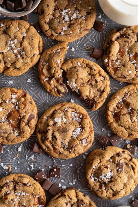 Brown Butter Salted Caramel Chocolate Chunk Cookies Easy Recipes Home