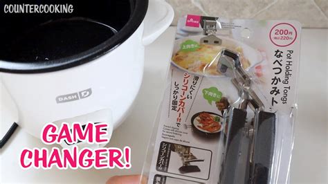 This Is A Game Changer For The Dash Mini Rice Cooker Daiso Pot Tongs