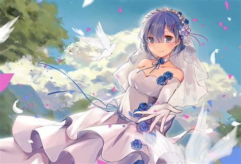 Black haired female anime character, female anime character on table. Wallpaper : anime girls, Re Zero Kara Hajimeru Isekai ...