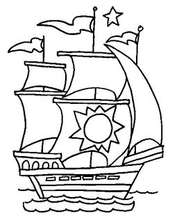 Desenhos De Navios E Barcos Para Colorir E Imprimir Desenhos Para