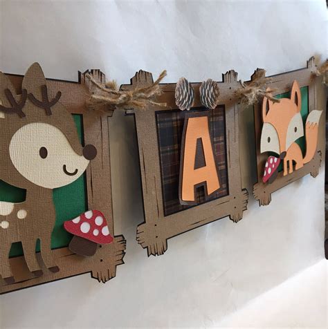 √ Woodland Critters Baby Shower