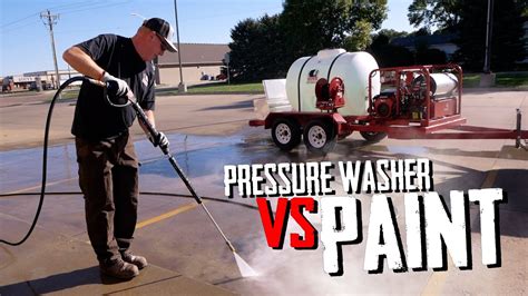 Can A Pressure Washer Remove Paint Oddly Satisfying Youtube