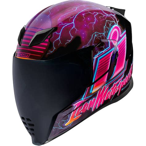 Icon Womens Airflite Synthwave Helmet Full Face Motorcycle Helmets