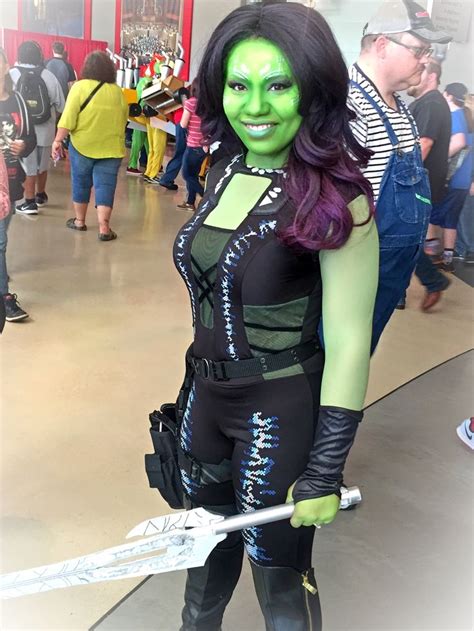 Gamora Dallas Comiccon 2017 Gamora Costume Halloween Costumes Gamora