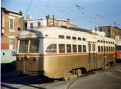 Philadelphia Trolley Tracks Pcc 2165