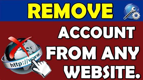 Remove Any Account From Any Website Easily Easy Process Hindi