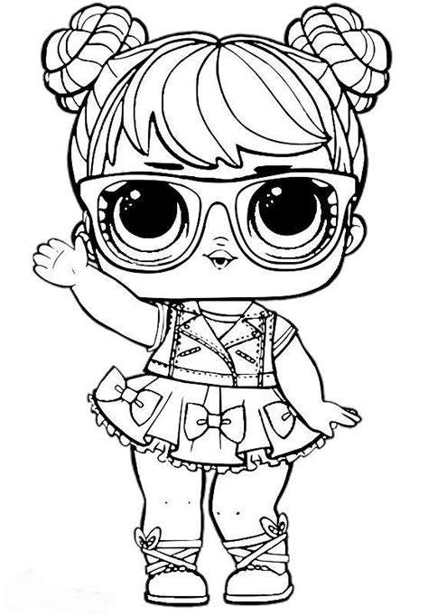 Glass Lol Surprise Doll Coloring Page Free Printable Coloring Pages
