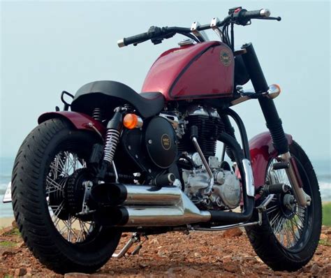 The indian government ordered 800 350 cc model bullets. Royal-Enfield-Bobber-Maharaja Customs | Bobber, Bike ...