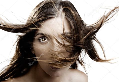 Blowing Hair Stock Photo By ©ikostudio 5064933