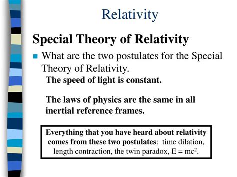 Ppt Relativity Ii Powerpoint Presentation Free Download Id748173