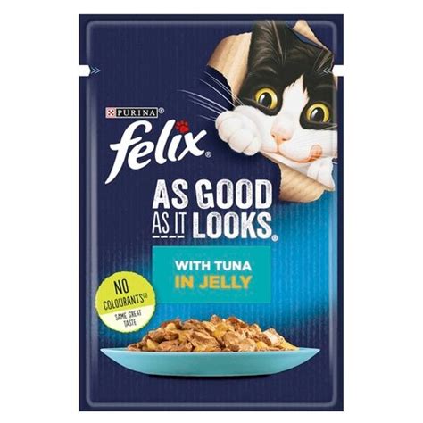 Buy Purina Felix As Good As It Looks With Tuna In Jelly Wet Cat Food