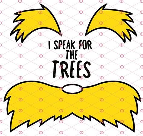 I Speak For The Trees Svg Lorax Svg Dr Seuss Svg Dr Seuss Etsy