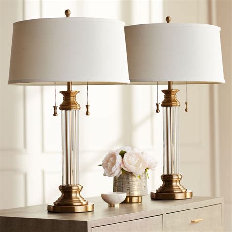 Vienna Full Spectrum Rolland Traditional Table Lamps Tall Set Of