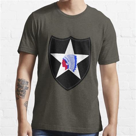 2nd Infantry Division Indianhead United States Army T Shirt By
