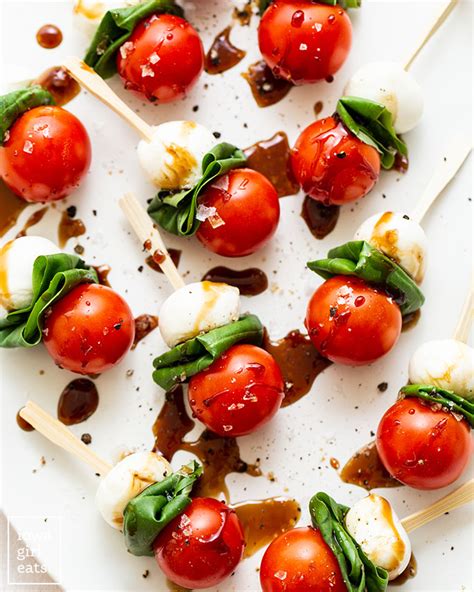 Caprese Skewers With Balsamic Drizzle Ethical Today